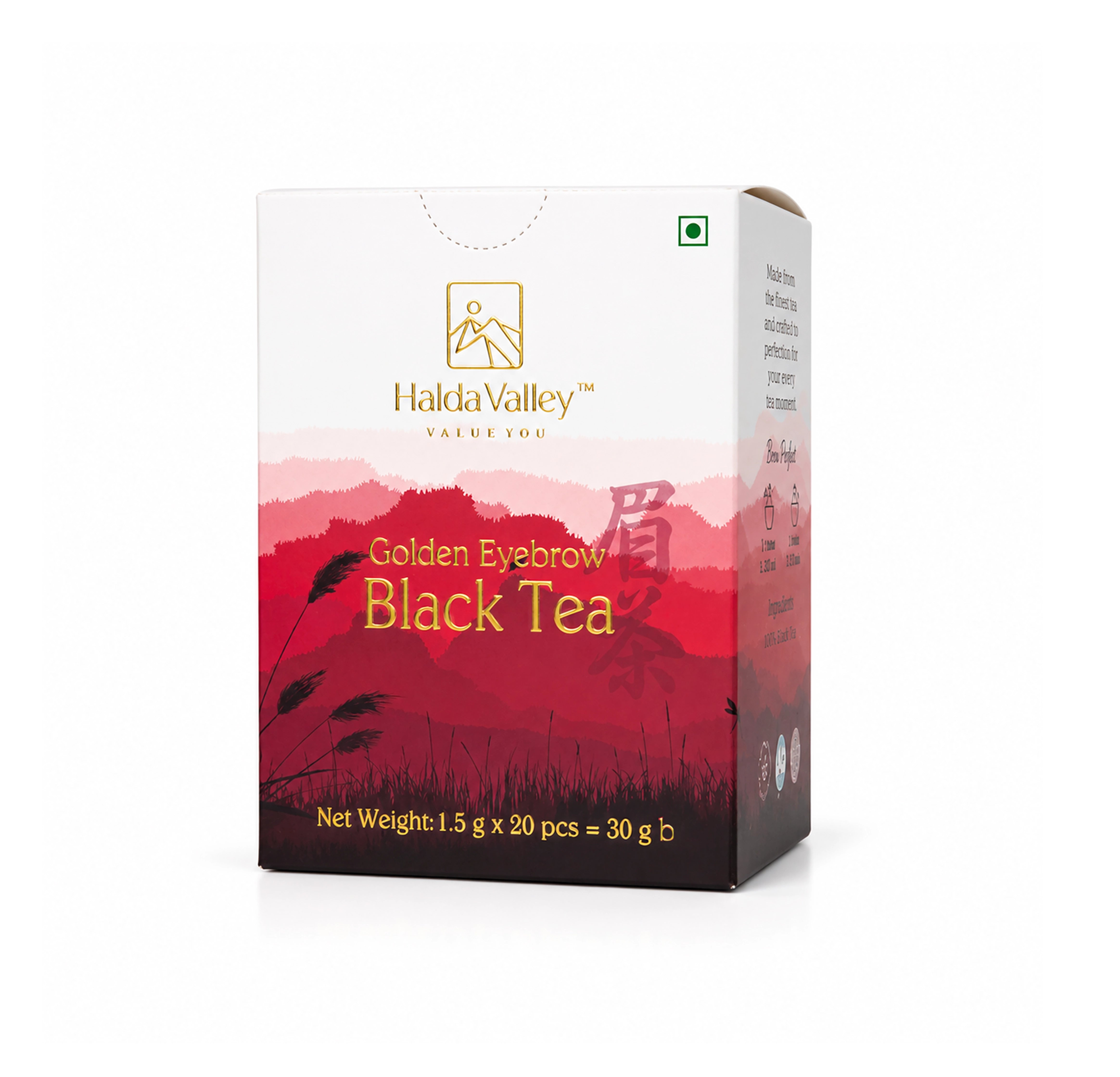 Golden Eyebrow Black Tea, 30GM(20 Sachet)